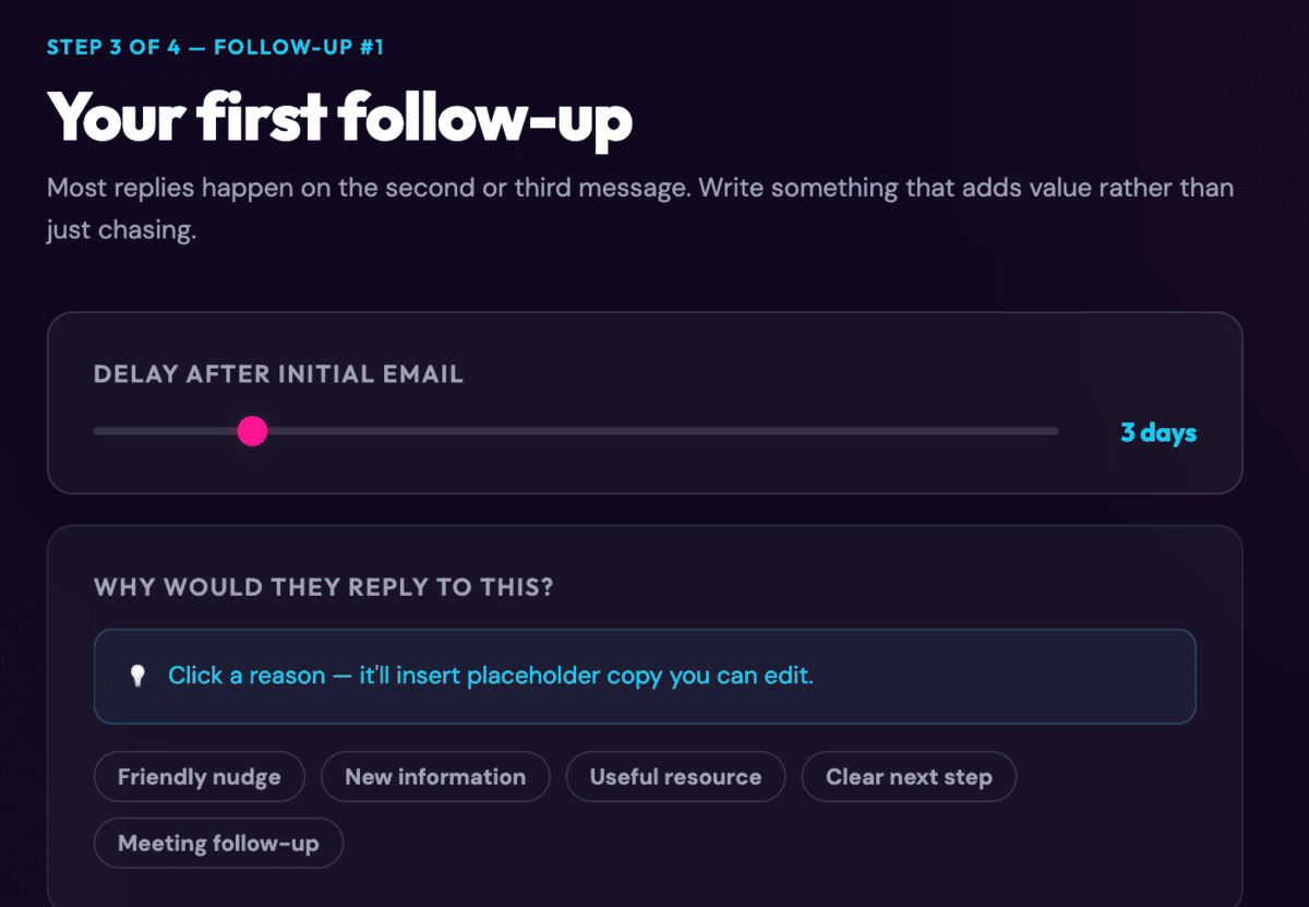 Follow-up screen 1